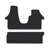 VW Transporter T6 (2015-2019) [Kombi] [Double Seat] [Twin Sliding Doors] Heavy-Duty Rubber Car Mats