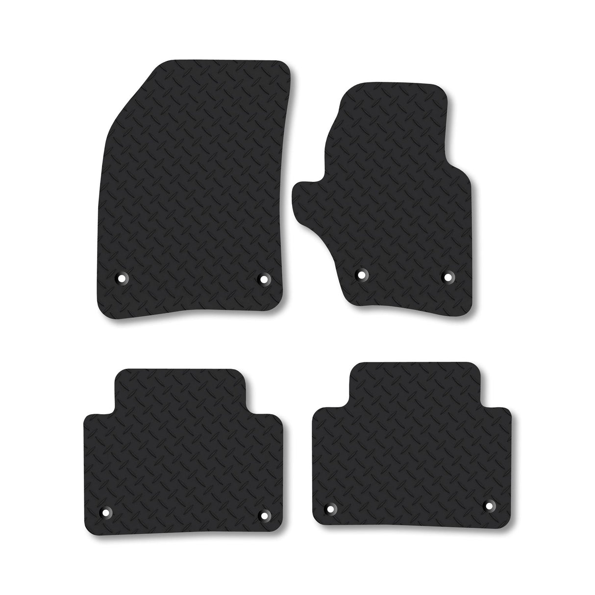 VW Touareg (2003-2010) Heavy-Duty Rubber Car Mats