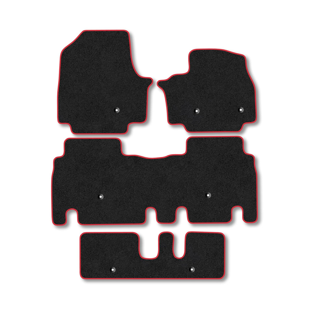 Kia EV9 [7 Seat Version] (2024+) Premium Tufted Carpet Car Mats