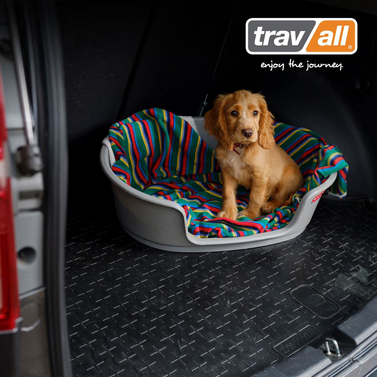 TRAVALL Seat  Leon [Upper Boot Position] Premium Rubber Boot Mats Liner (2013-2020)