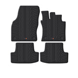 TRAVALL VW T-Roc Premium Rubber Car Mats (2017-Onwards)