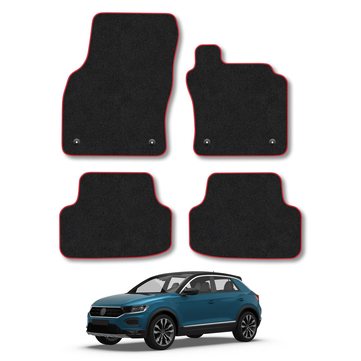 VW T-Roc (2017+) Tailored Carpet Car Mats
