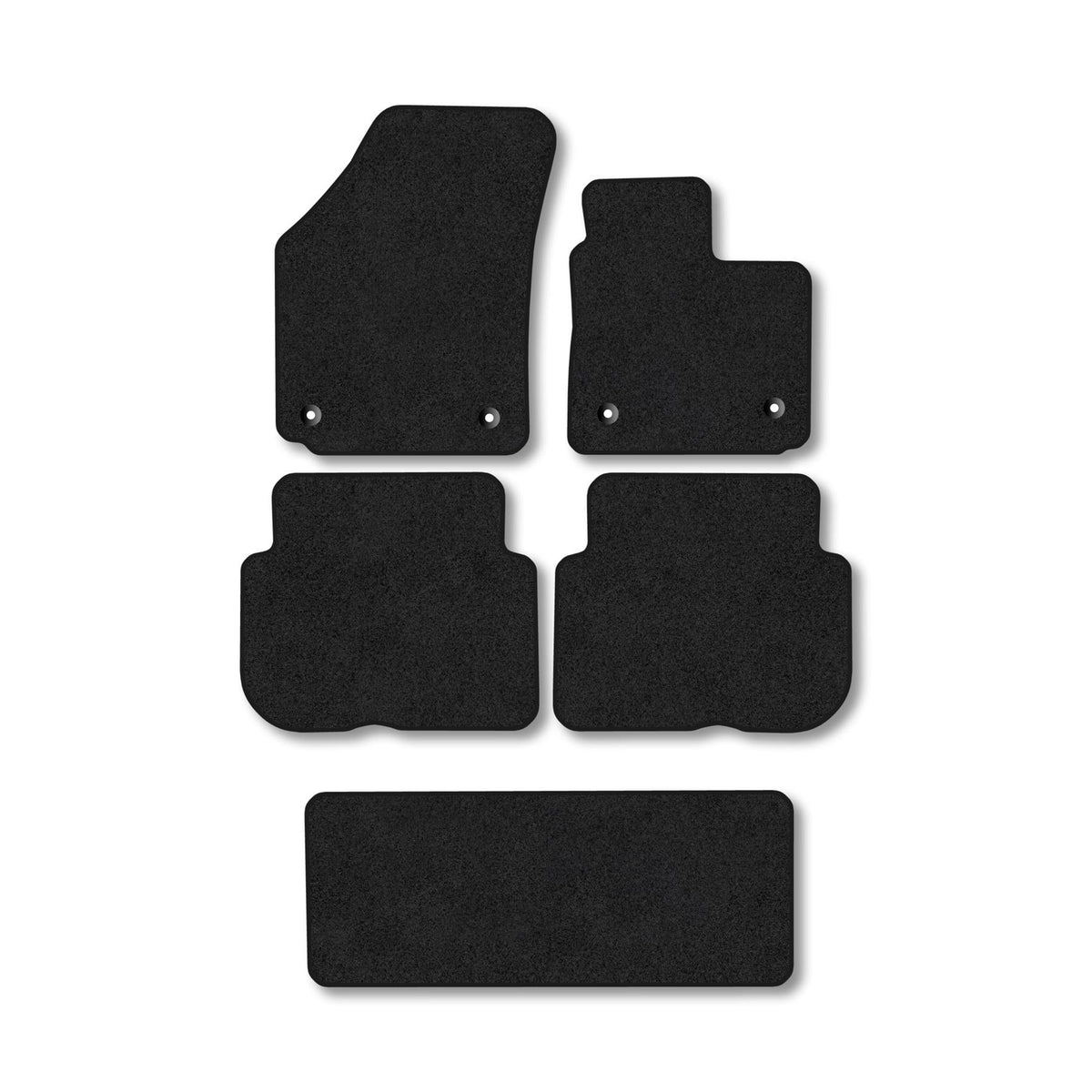 VW Touran (2003-2007) Premium Tufted Carpet Car Mats