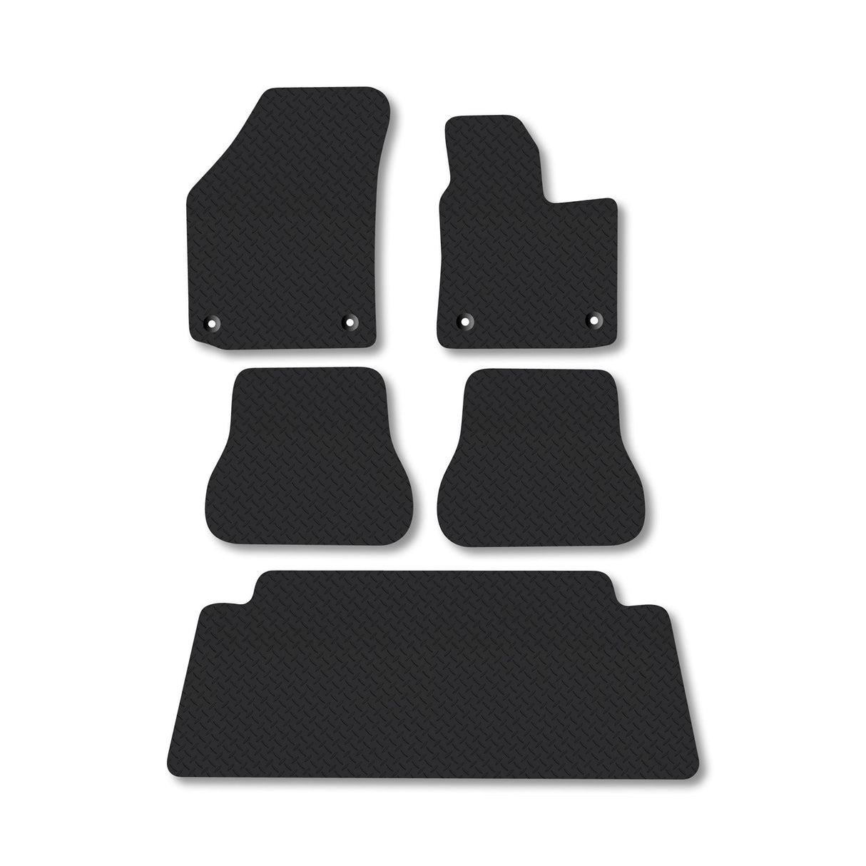 VW Caddy Maxi (2004-2015) Heavy-Duty Rubber Car Mats