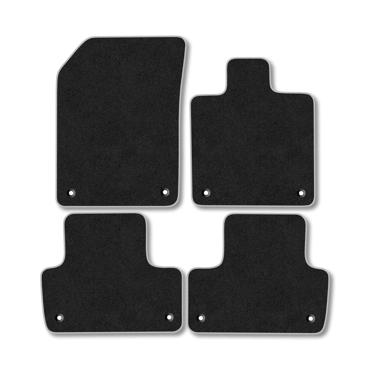 Volvo XC60 [8 Clips] (2017+) Premium Tufted Carpet Car Mats