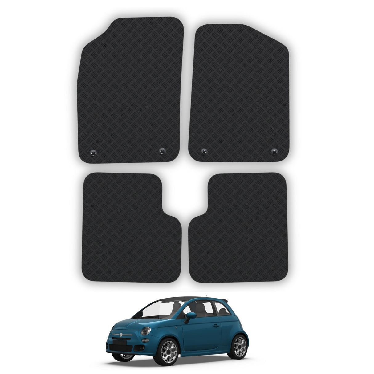 Fiat 500 Car Mats (2012-Onwards)