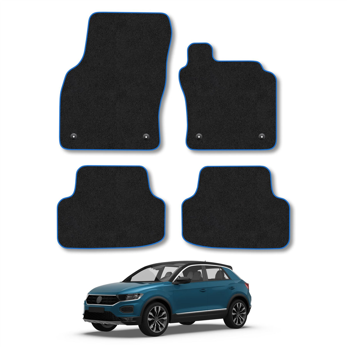VW T-Roc (2017+) Tailored Carpet Car Mats