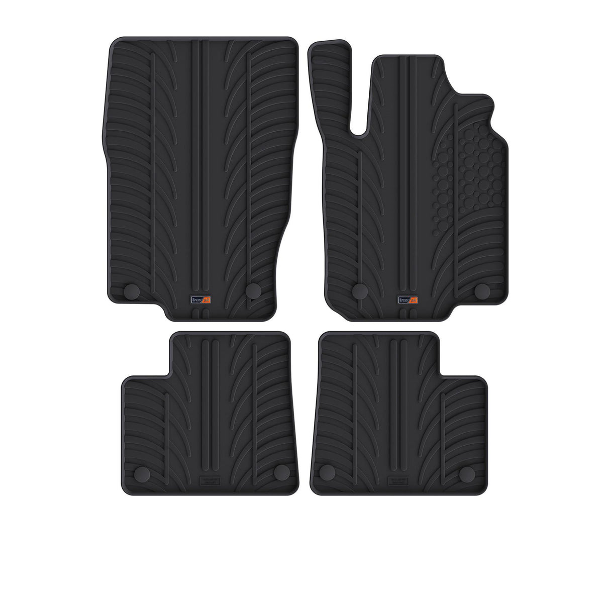 TRAVALL Mercedes GLE Premium Rubber Car Mats (2015-2019)