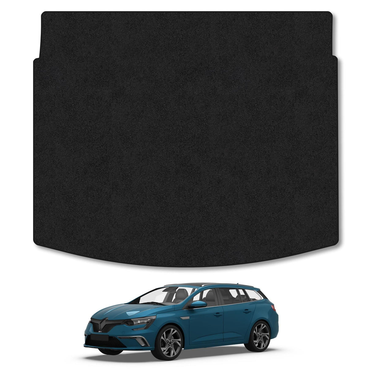 Renault  Megane Estate (2016-2022) [Non-Hybrid] Premium Tufted Carpet Boot Mat