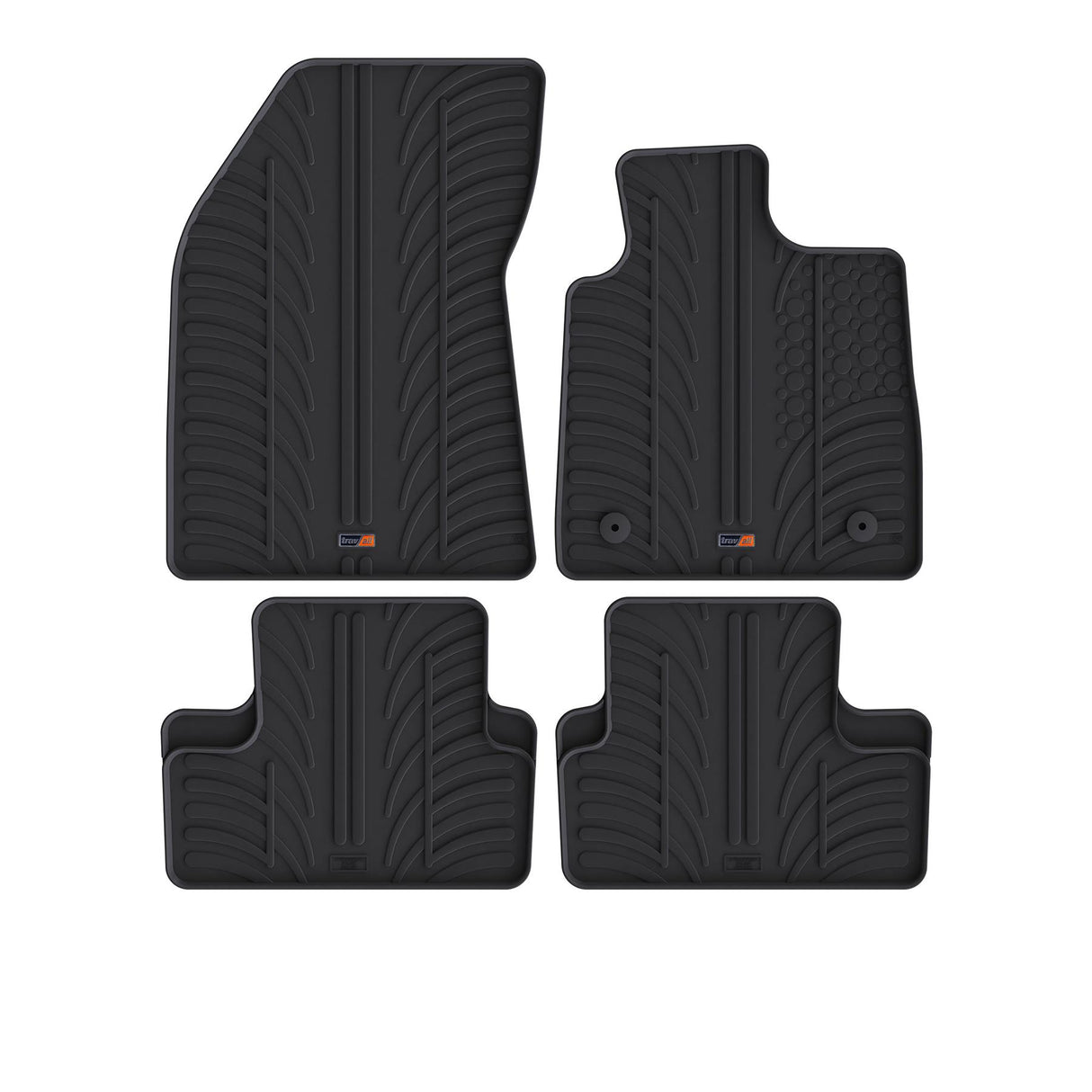 TRAVALL Renault Megane Premium Rubber Car Mats (2016-2022)