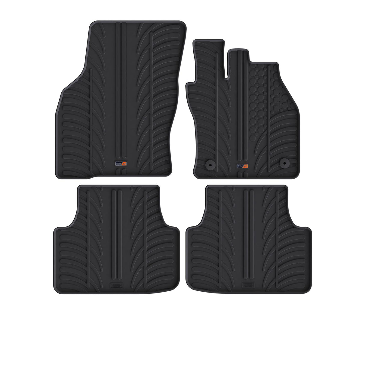 TRAVALL Seat Leon Hatchback Premium Rubber Car Mats (2020-Onwards)