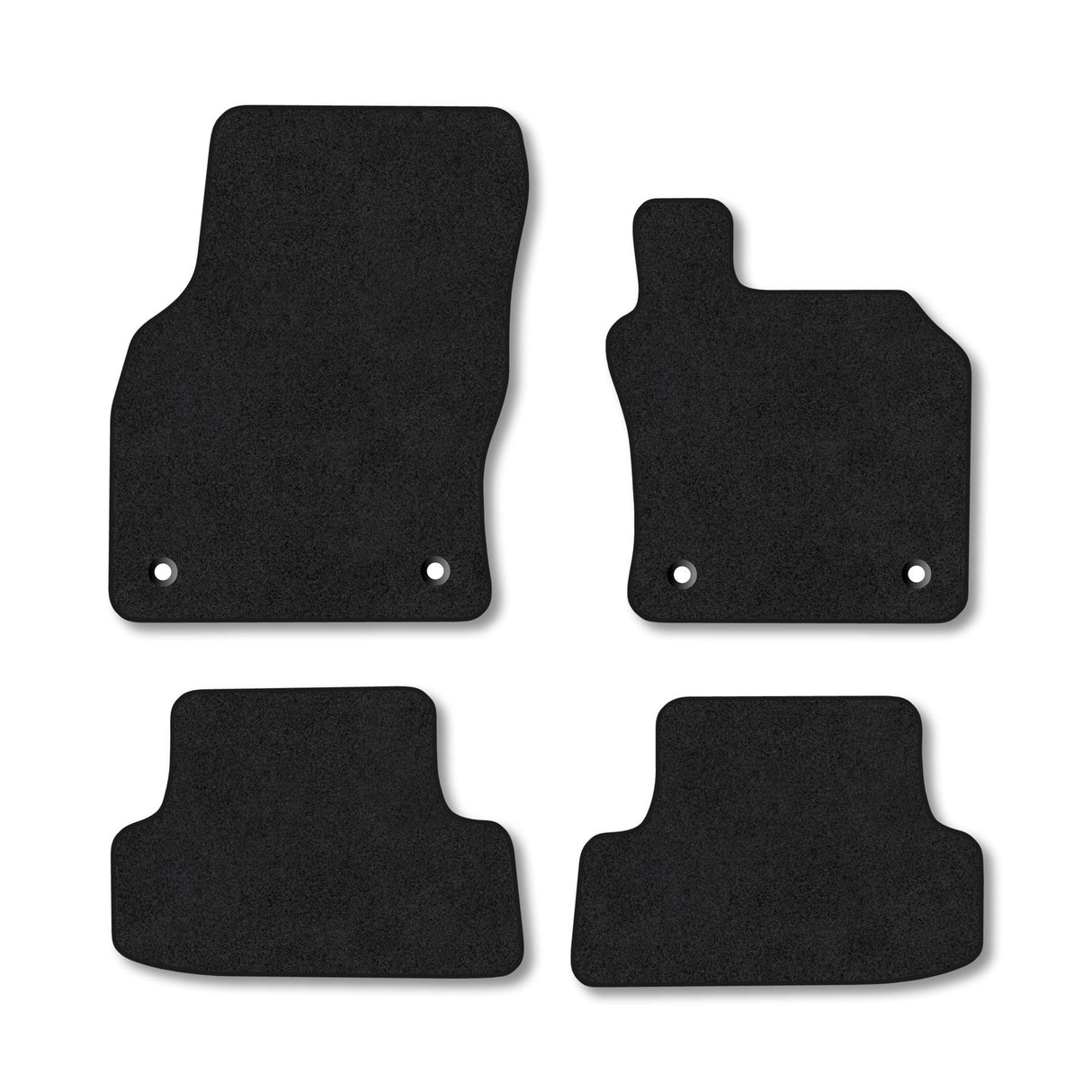 Audi A3 (2012-2020) [4 Clips] Premium Tufted Carpet Car Mats