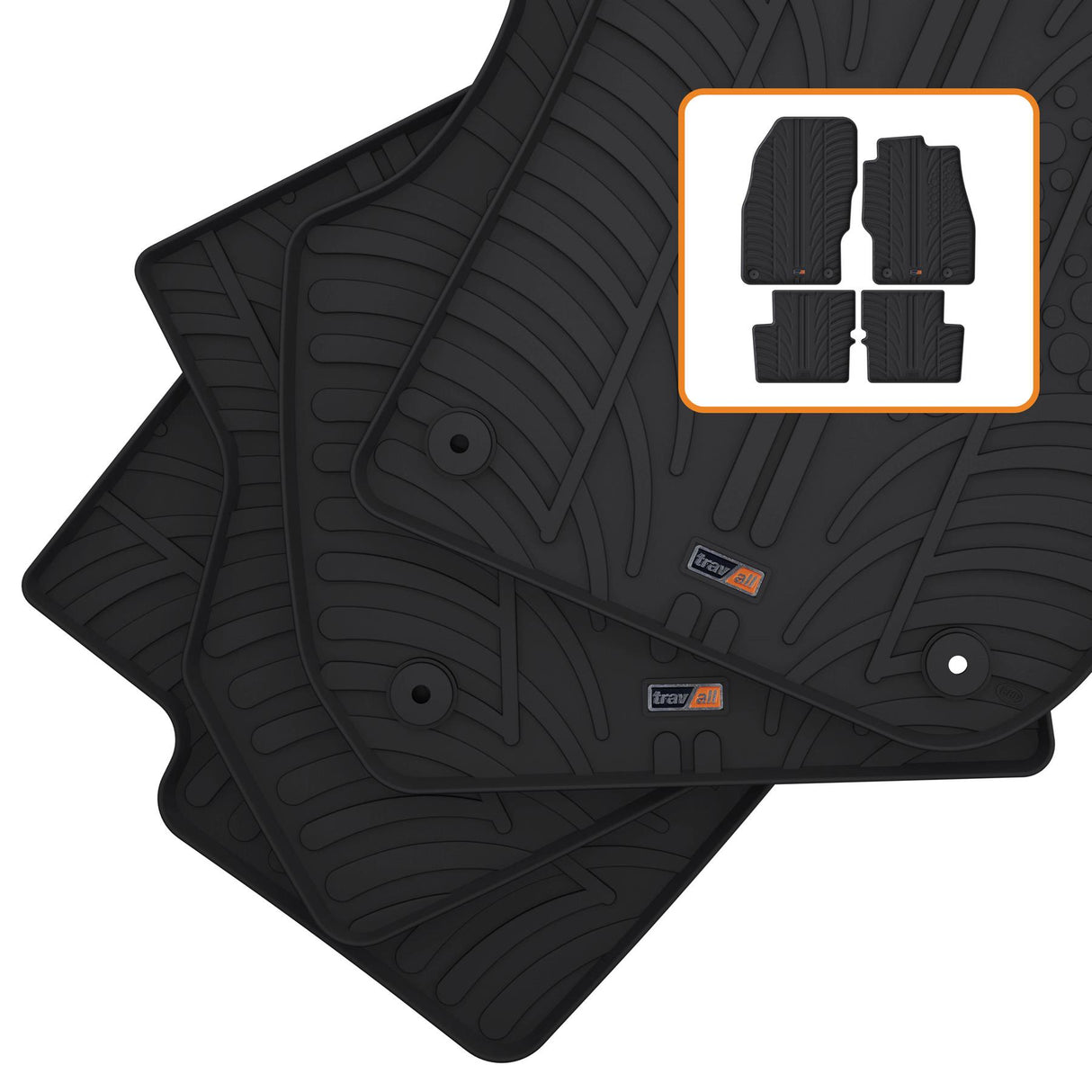 TRAVALL Vauxhall Corsa Premium Car Mats (2014-2019)