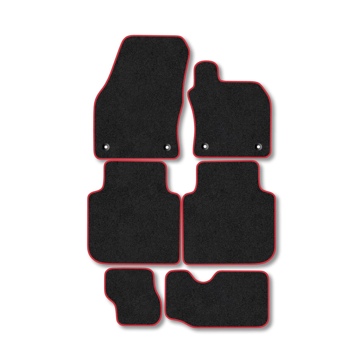 VW Tiguan Allspace (2018+) Premium Tufted Carpet Car Mats