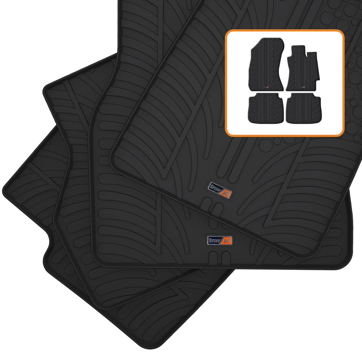 TRAVALL Subaru Outback Premium Car Mats (2014-2019)