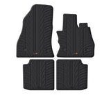 TRAVALL Fiat 500 L Premium Rubber Car Mats (2012-2022)