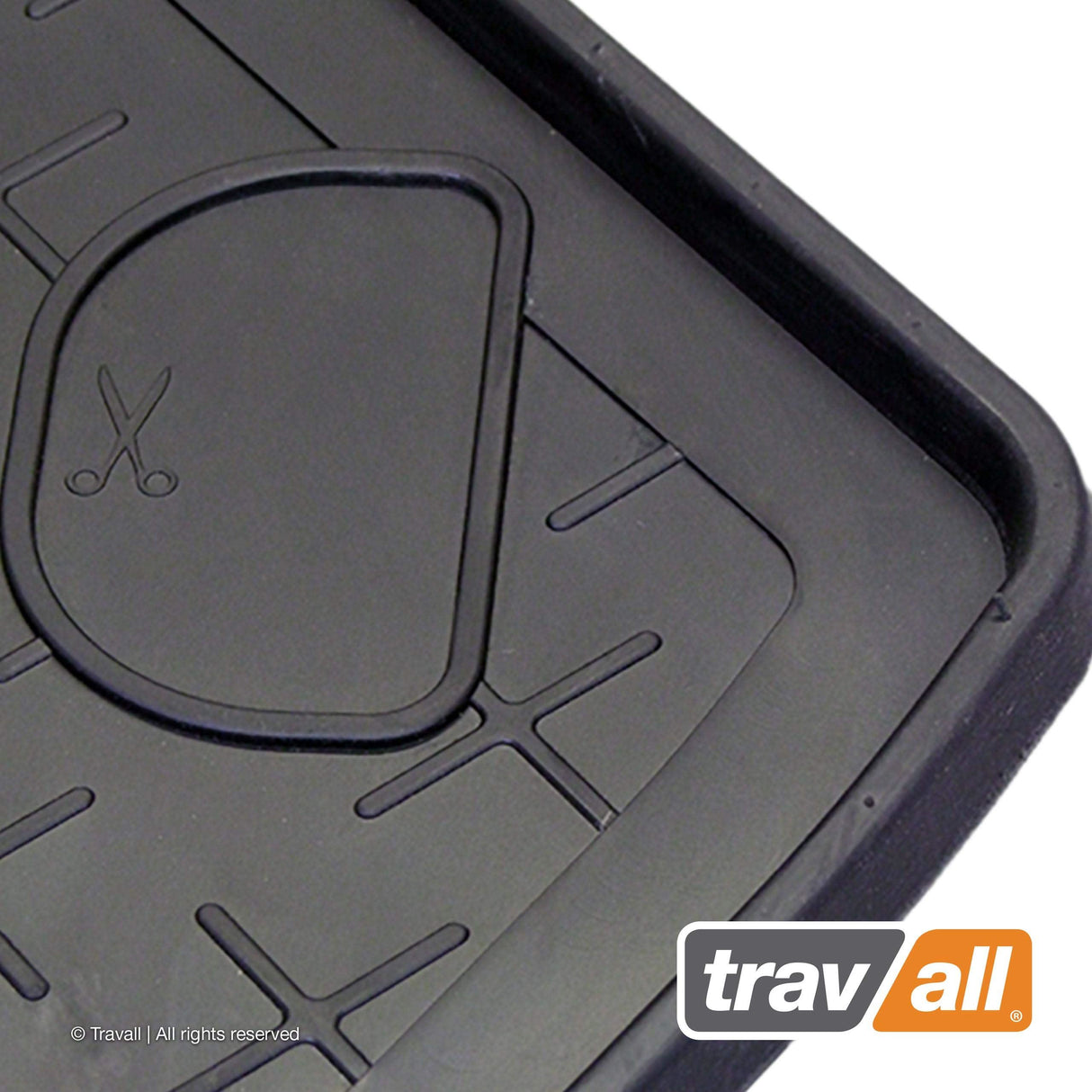 TRAVALL Ford Focus Estate Premium Rubber Boot Mats Liner (2010-2018)