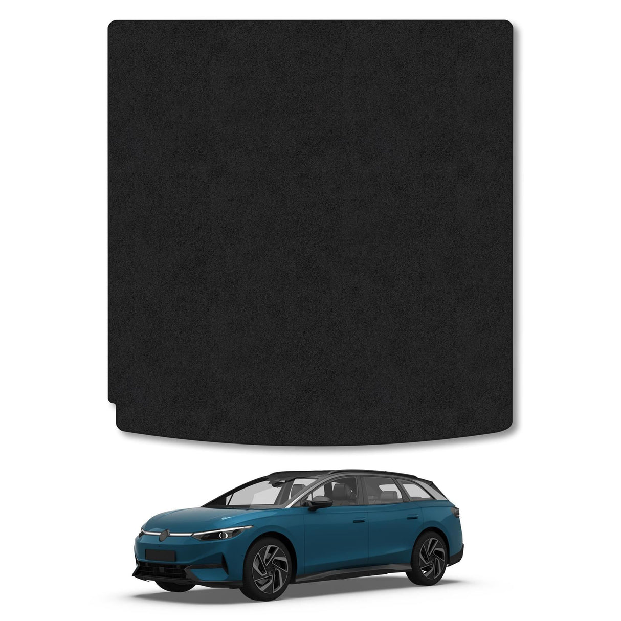 [Lower Floor] VW Id.7 Tourer (2023+) Premium Tufted Carpet Boot Mat