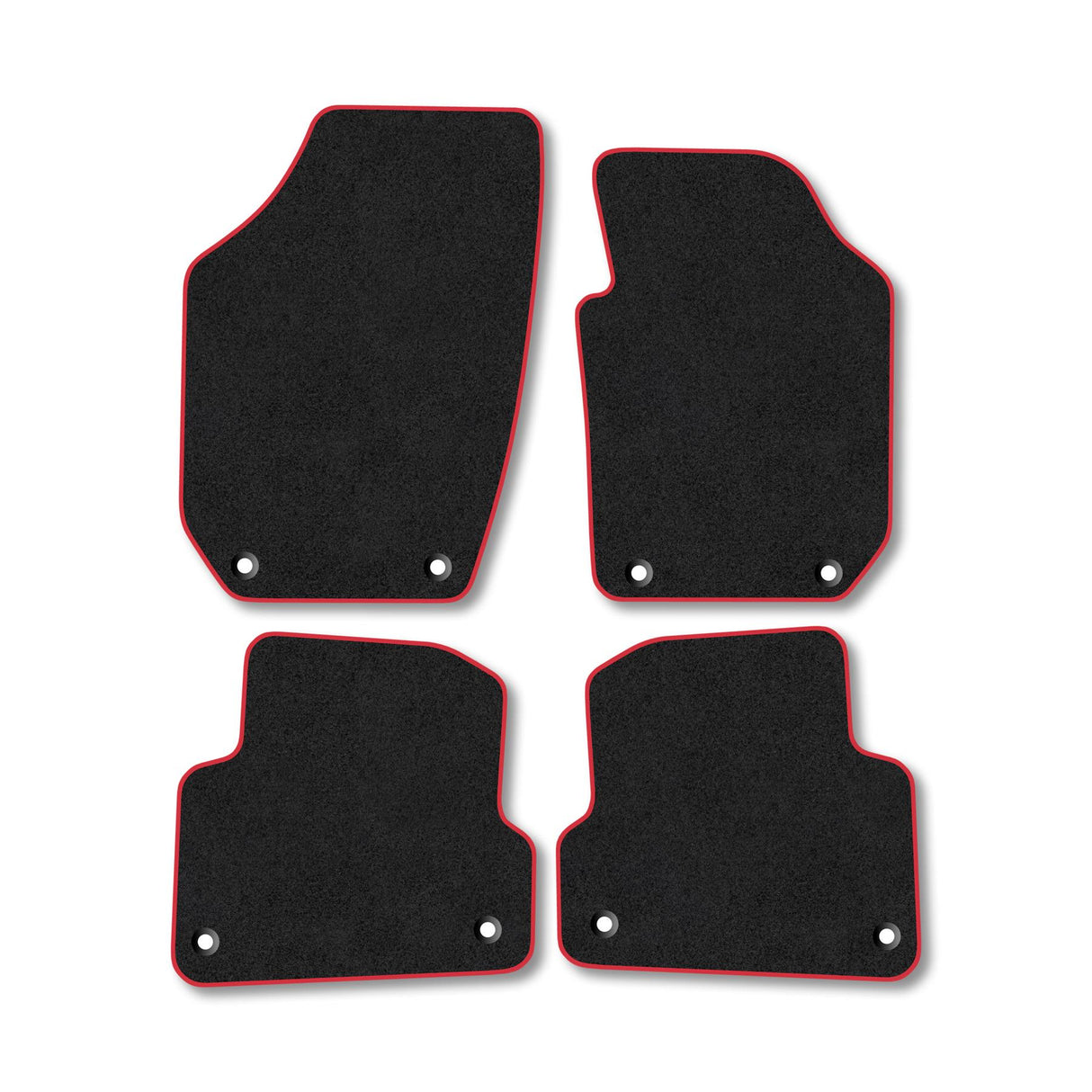 Skoda Fabia (2007-2014) [8 Clip] Premium Tufted Carpet Car Mats