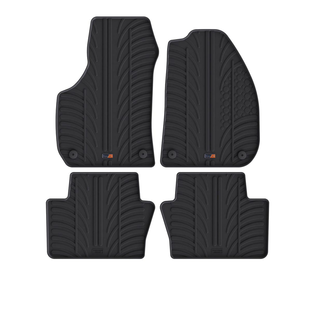 TRAVALL Vauxhall Zafira Premium Rubber Car Mats (2005-2014)