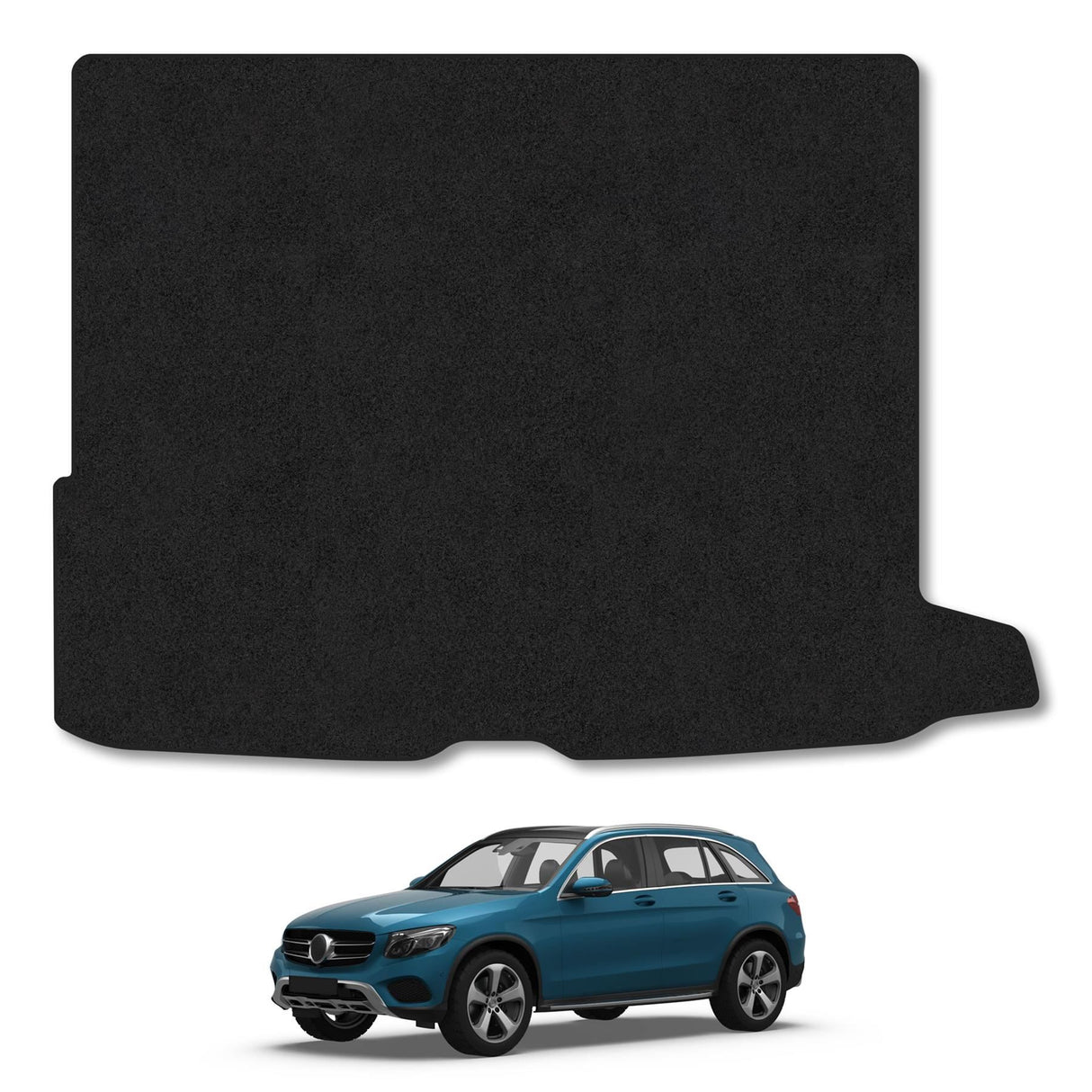 Mercedes-Benz GLC (2015-2022) [X253] Premium Tufted Carpet Boot Mat