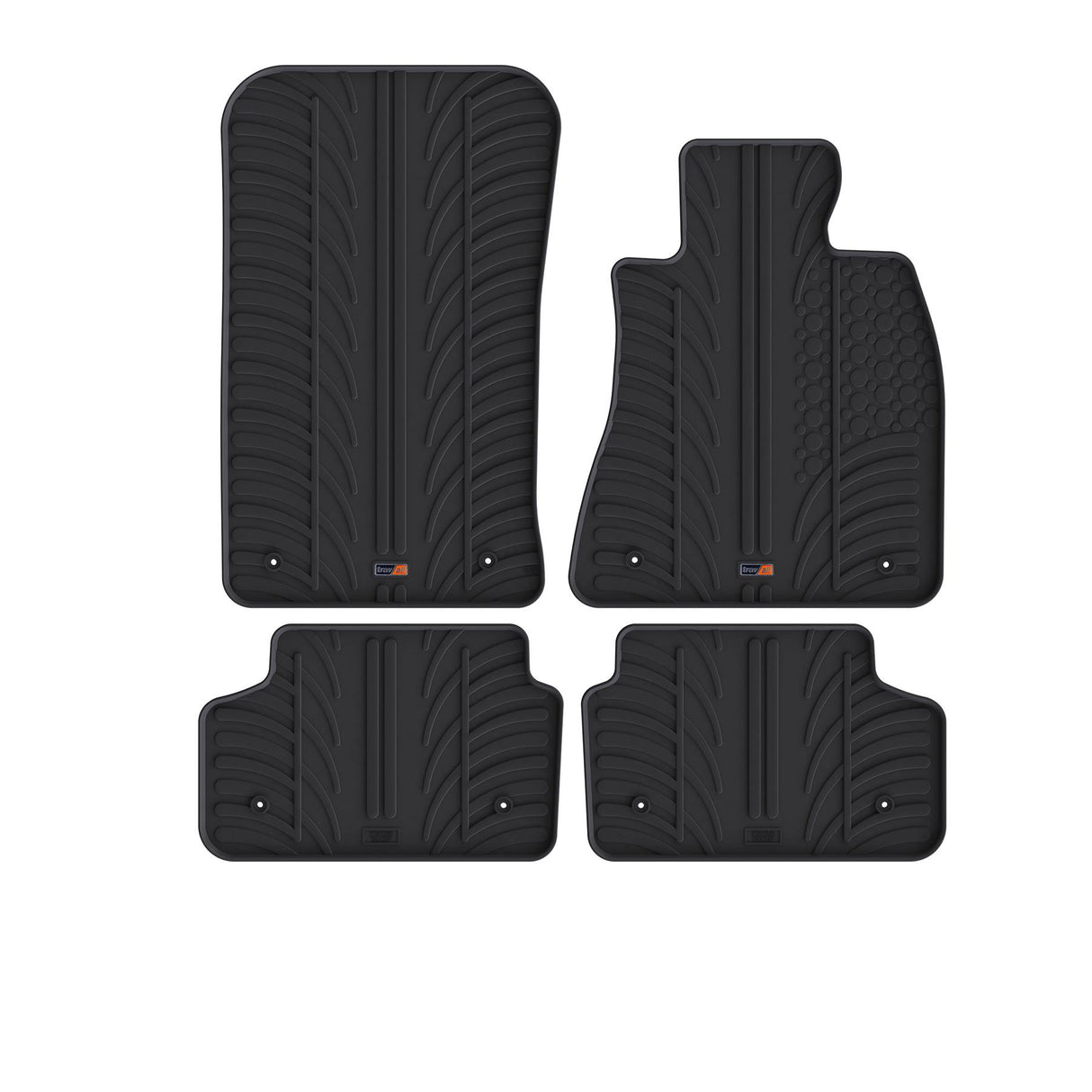 TRAVALL BMW 5 Series Premium Rubber Car Mats (2010-2016)