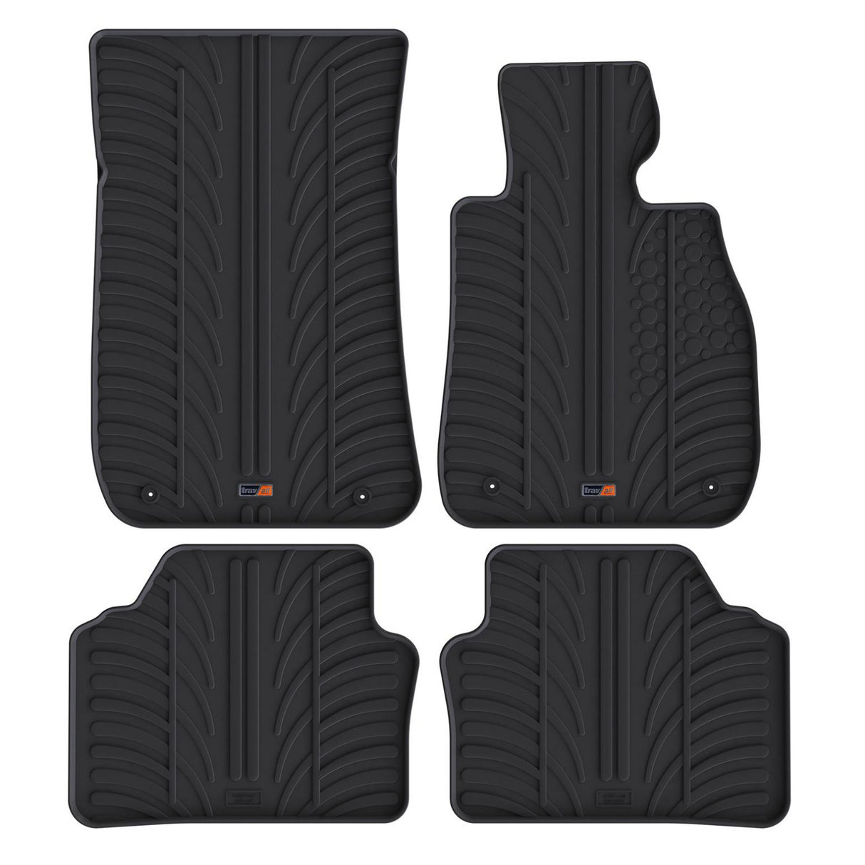 TRAVALL BMW 3 Series Premium Rubber Car Mats (2005-2012)