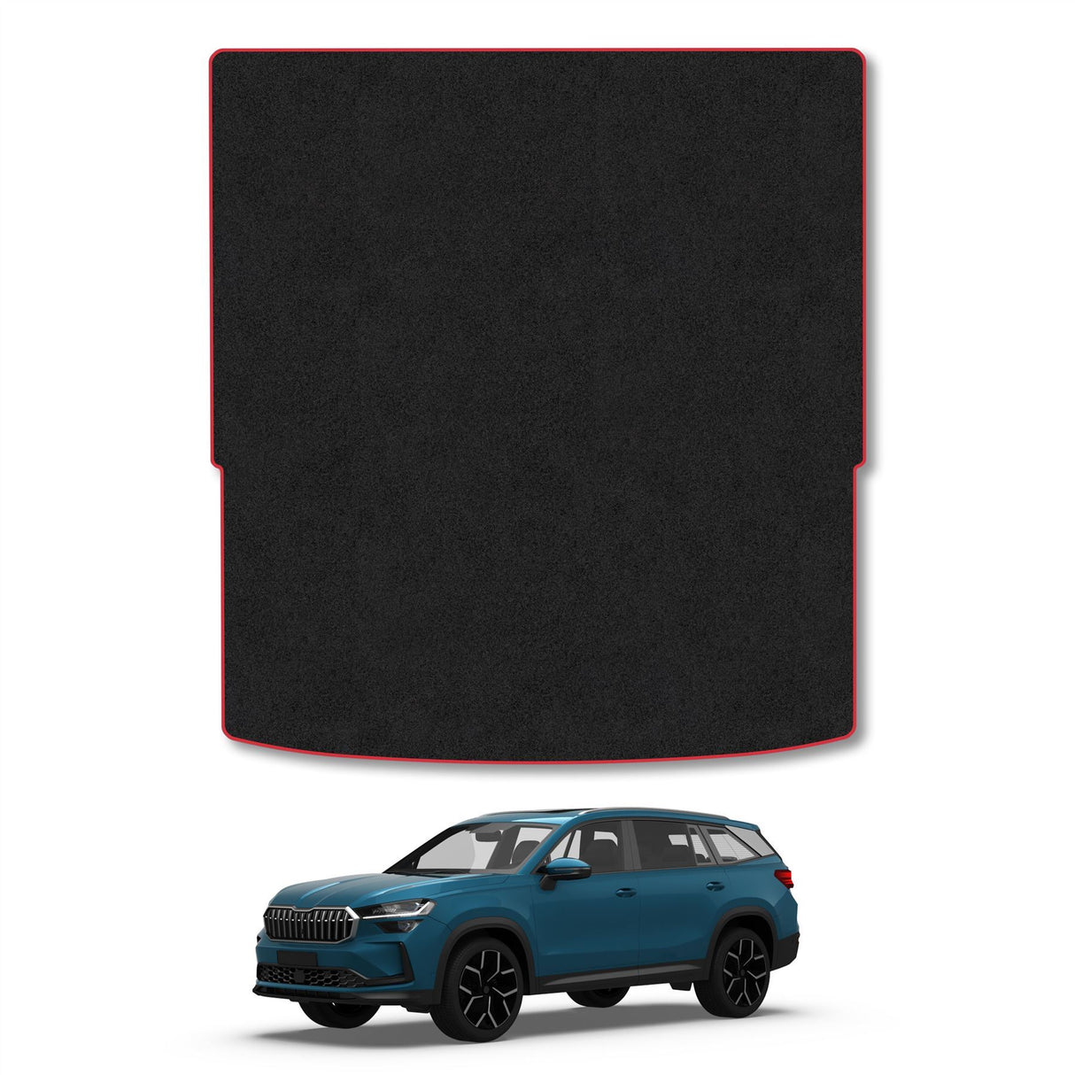 Skoda Kodiaq (2024+) Premium Tufted Carpet Boot Mat