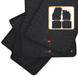 TRAVALL BW Tiguan Allspace Premium Rubber Car Mats (2018-Onwards)
