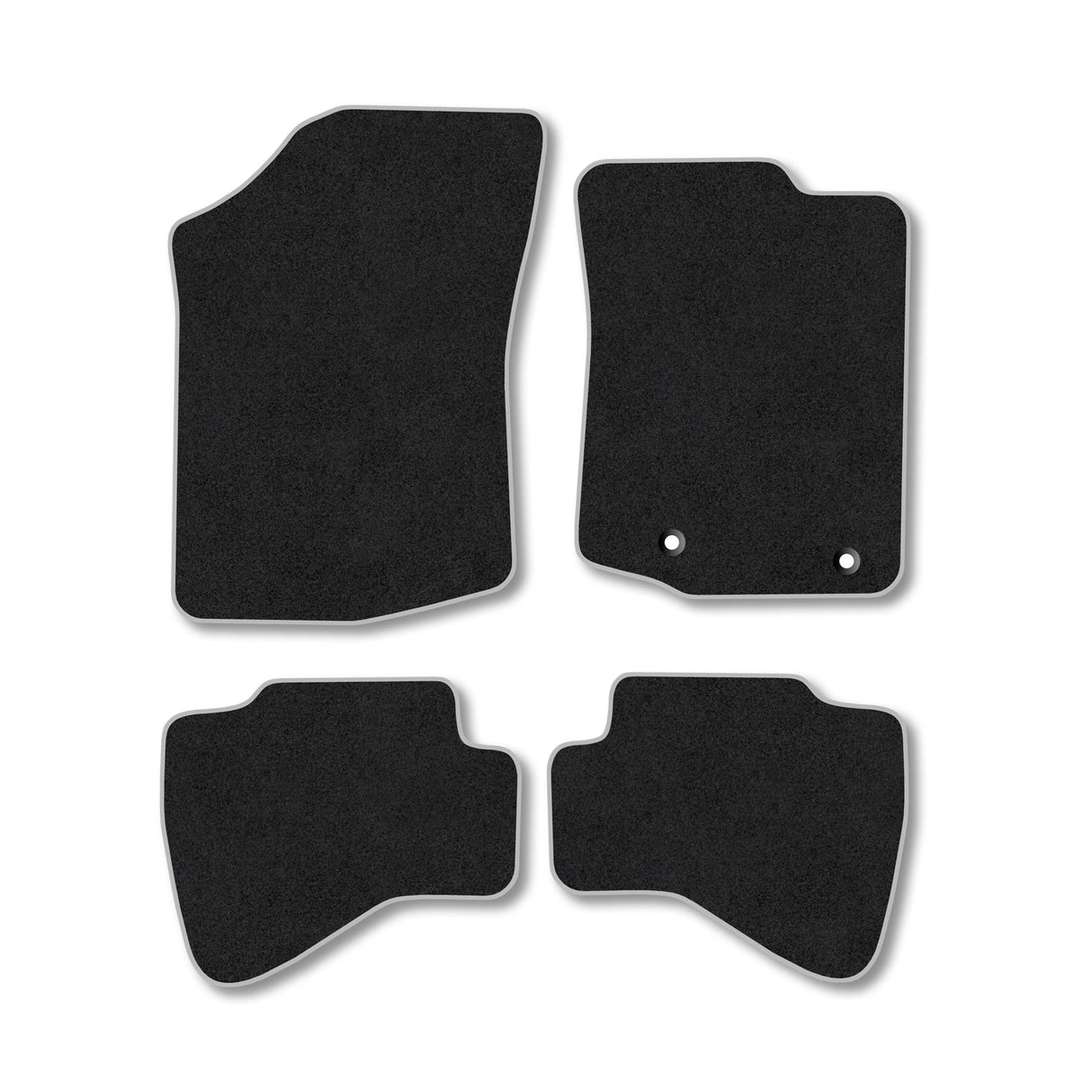 Peugeot 108 (2014+) [Round Clip] Premium Tufted Carpet Car Mats