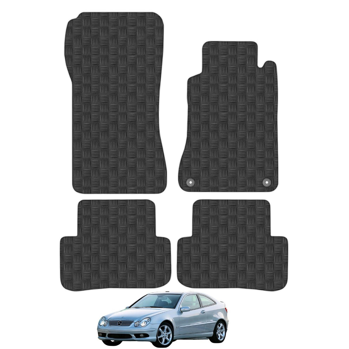 Mercedes C-Class Coupe CL203 Car Mats (2000-2008)