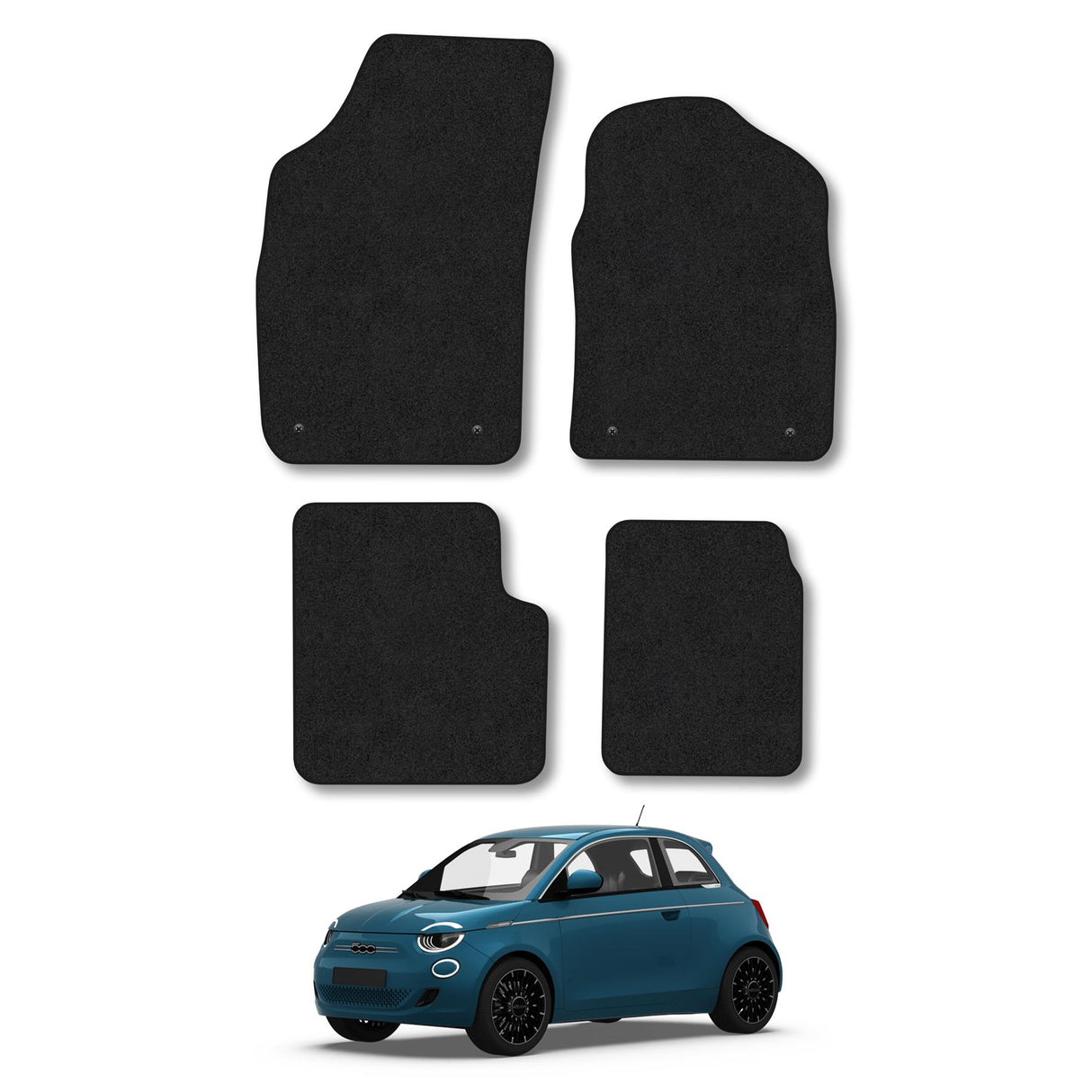 Fiat 500 Hybrid Car Mats  (2020-Onwards)