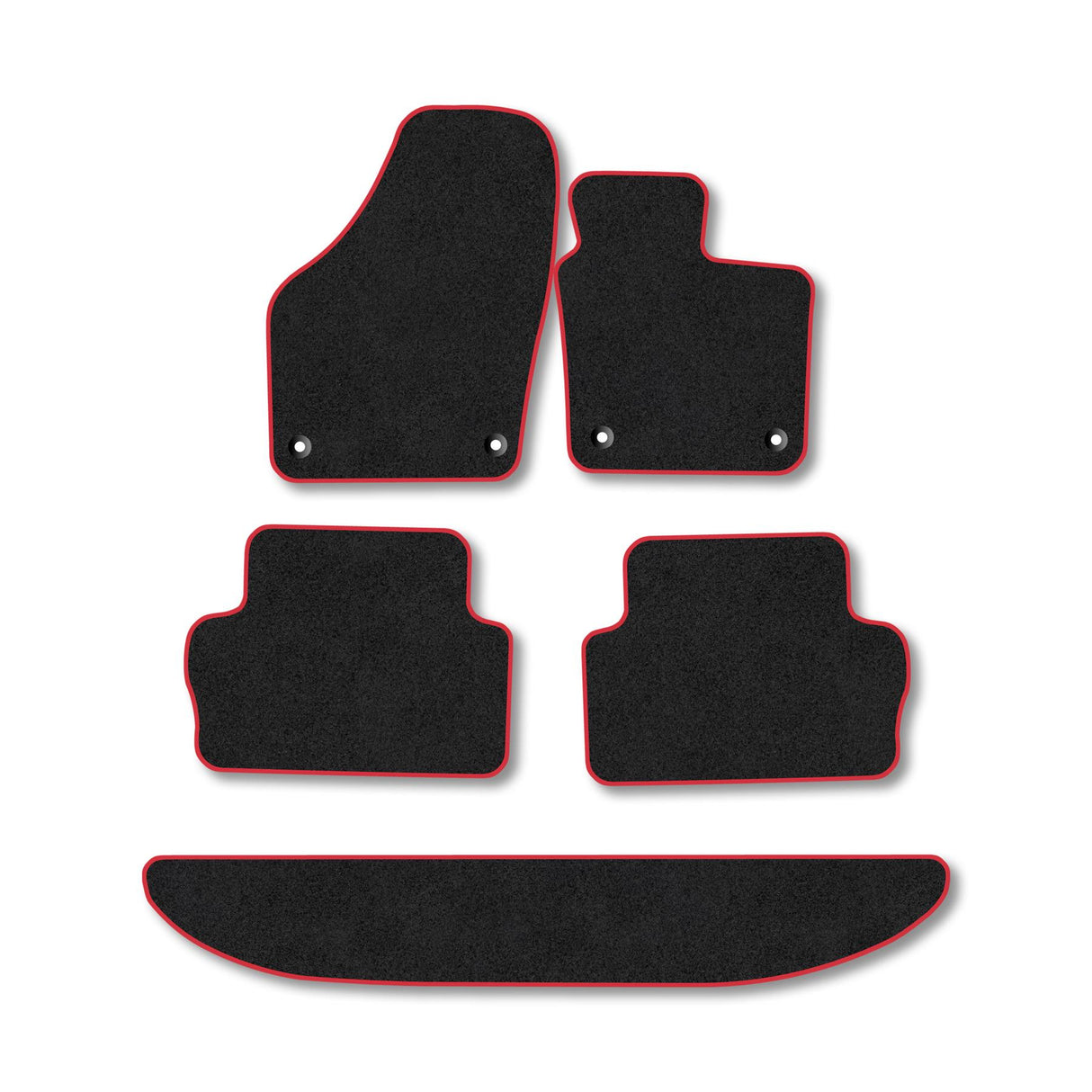 Seat Alhambra (2010+) [7 Seat] Premium Tufted Carpet Car Mats