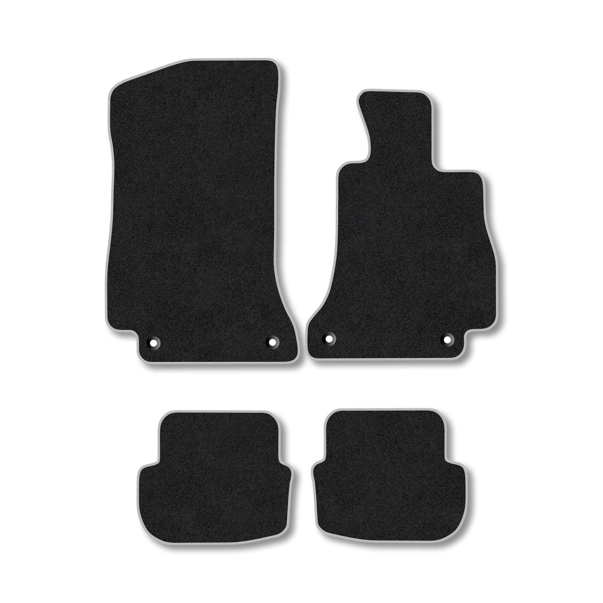 Mercedes-Benz C-Class (2014-2021) [C205/A205] [Coupe; Cabriolet] Premium Tufted Carpet Car Mats