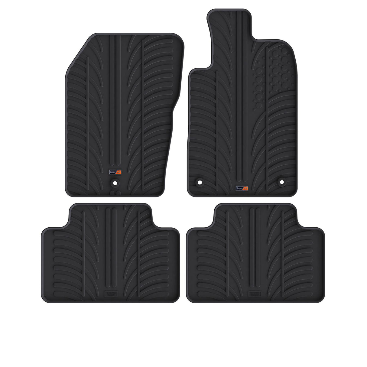 TRAVALL Jeep Grand Cherokee Premium Rubber Car Mats (2010-2013)