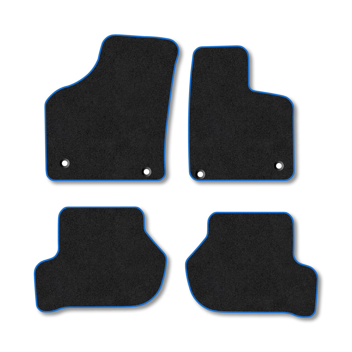 Seat Altea (2004-2011) [Round Floor Fixing] Premium Tufted Carpet Car Mats