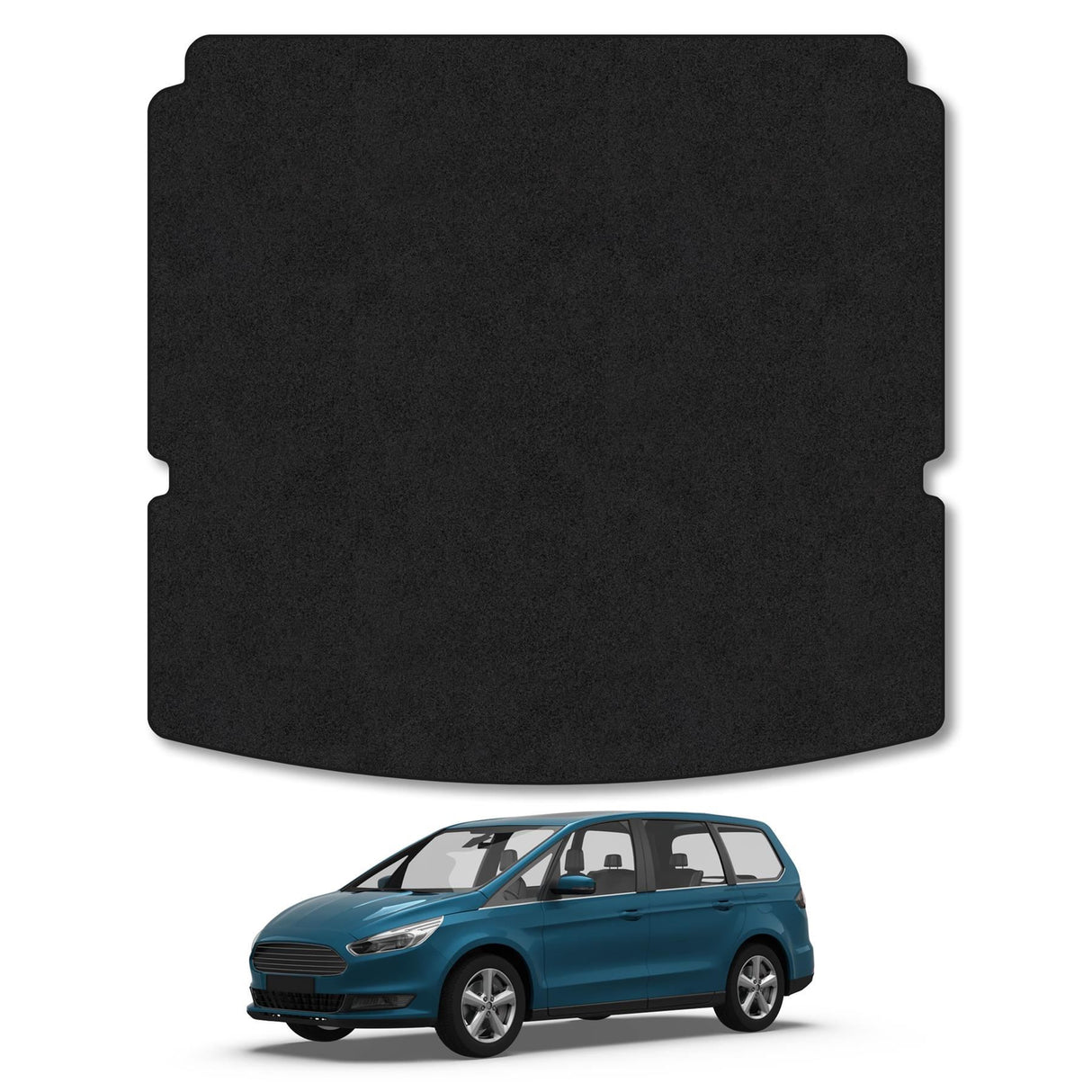 Ford Galaxy (2015-2023) Premium Tufted Carpet Boot Mat