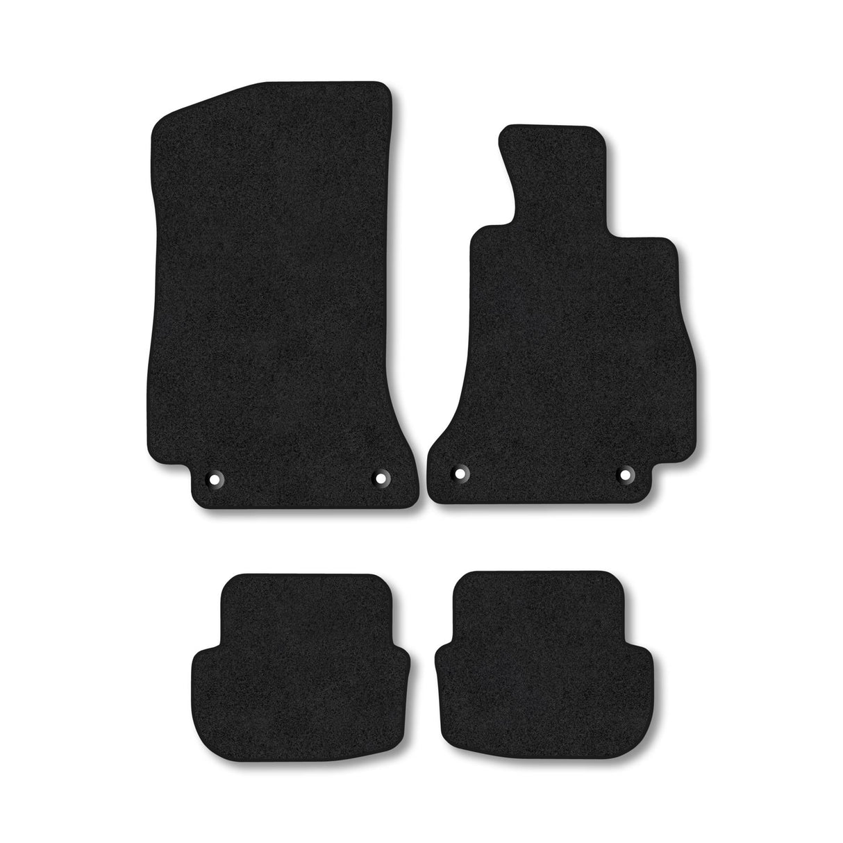 Mercedes-Benz C-Class (2014-2021) [C205/A205] [Coupe; Cabriolet] Premium Tufted Carpet Car Mats