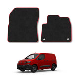 Peugeot Partner (2018+) [Press Stud] Tailored Carpet Car Mats