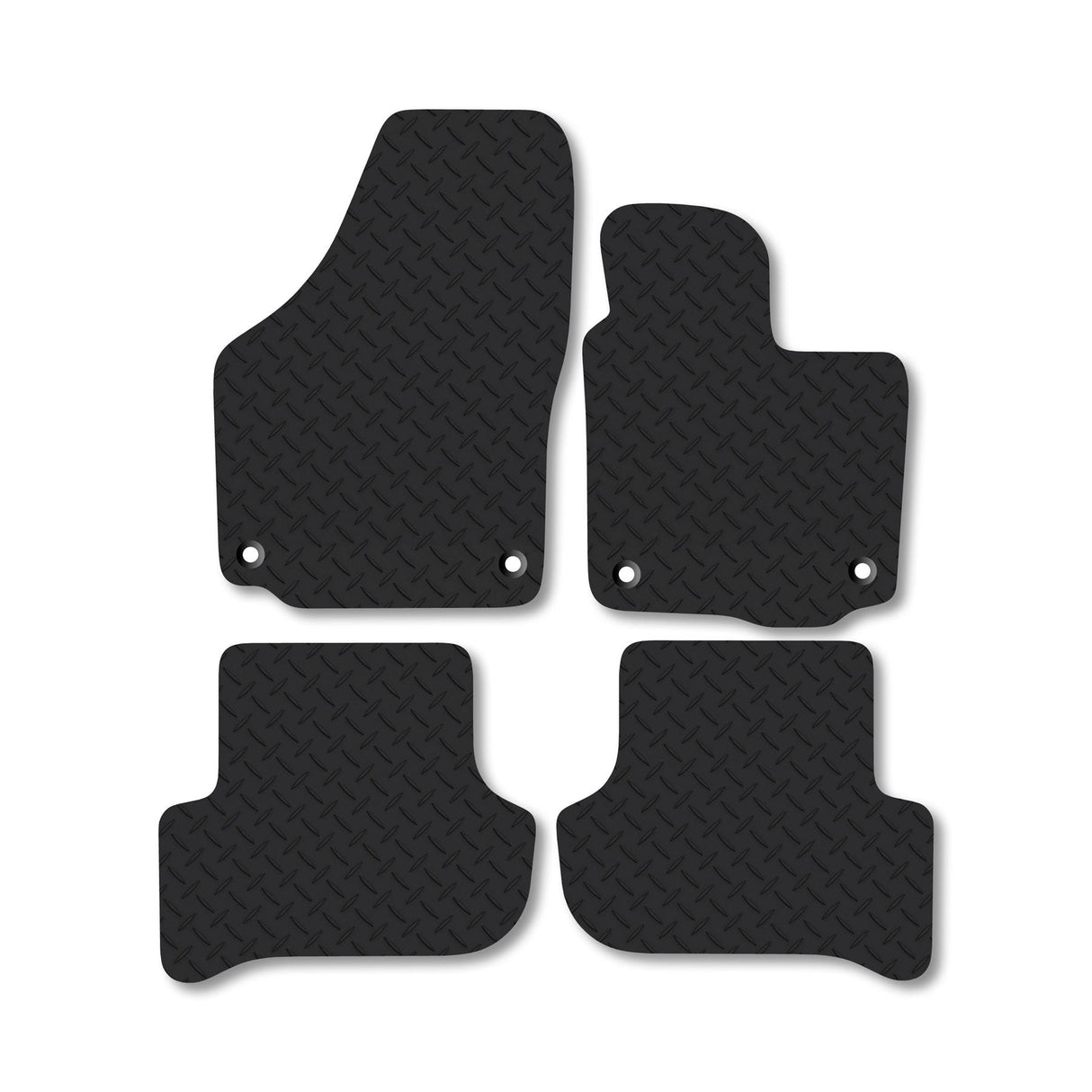 Skoda Yeti (2009-2017) Heavy-Duty Rubber Car Mats