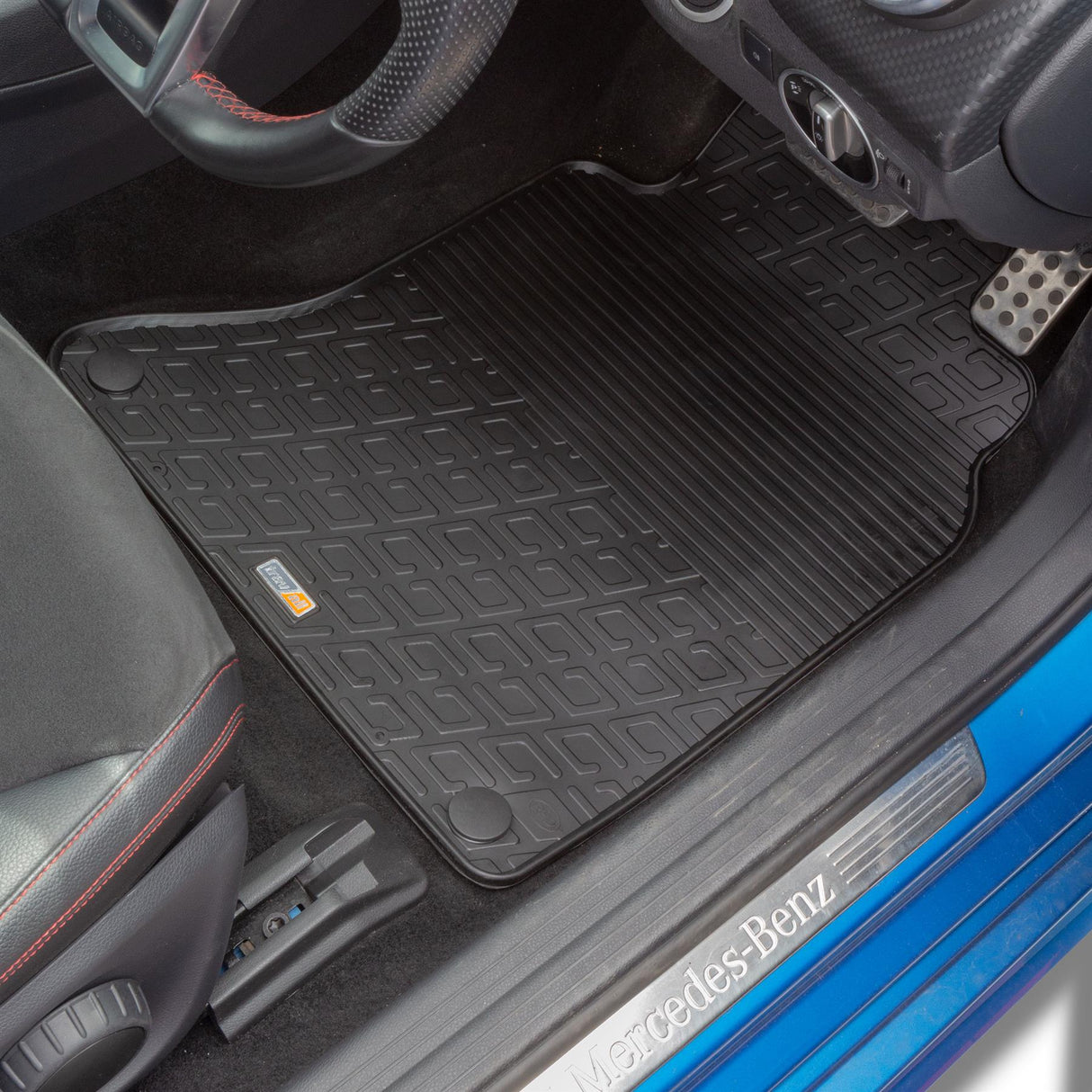 TRAVALL Mercedes A-Class Premium Rubber Car Mats (2011-2018)