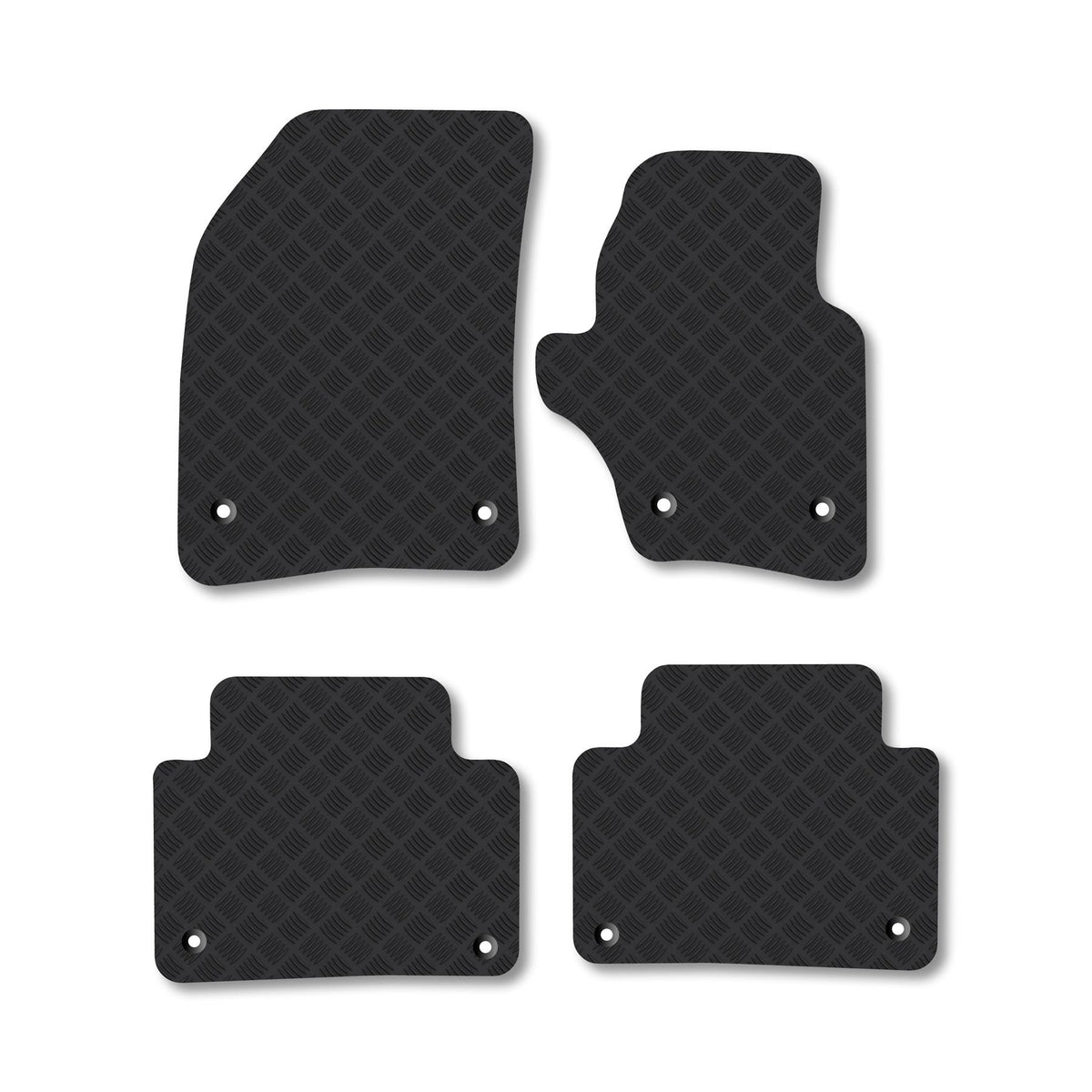 VW Touareg (2003-2010) Heavy-Duty Rubber Car Mats