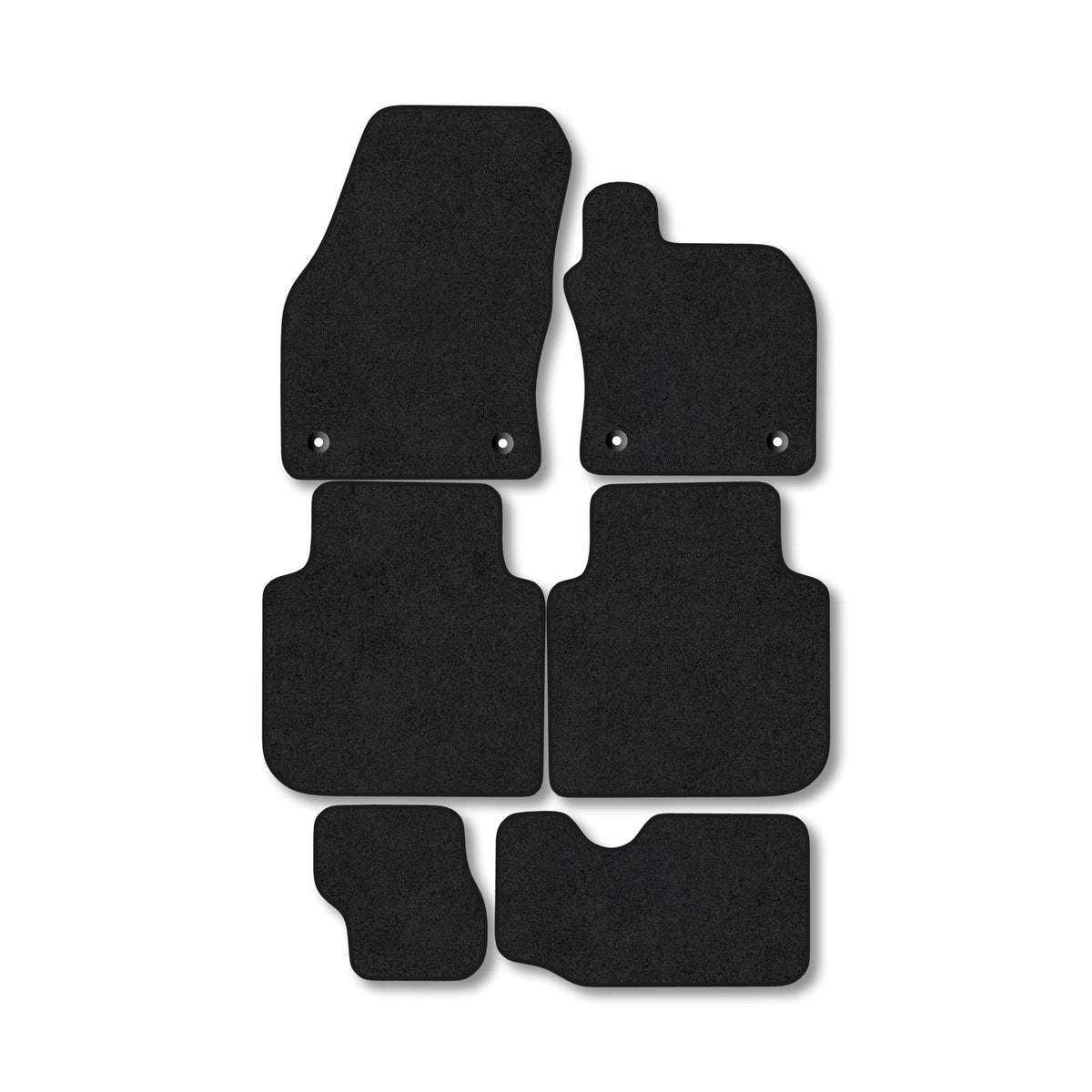 VW Tiguan Allspace (2018+) Premium Tufted Carpet Car Mats