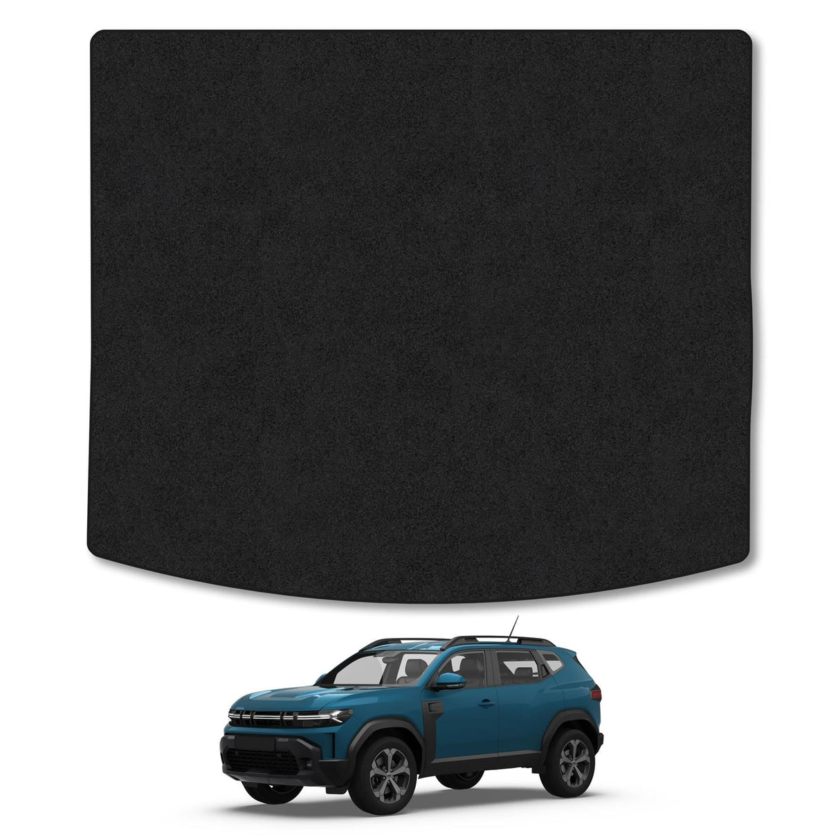 Dacia Duster (2024+) [Upper Boot] Premium Tufted Carpet Boot Mat