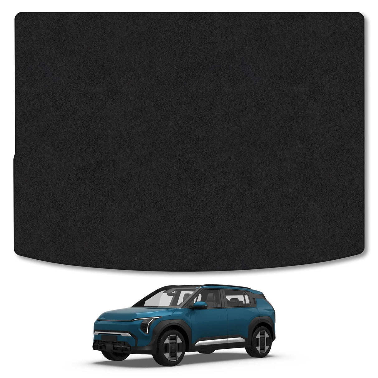 Kia EV3 (2024+) [Upper Boot] Premium Tufted Carpet Boot Mat
