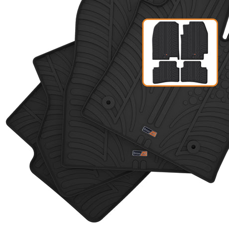 TRAVALL Kia Stonic SUV Premium Rubber Car Mats (2017-Onwards)