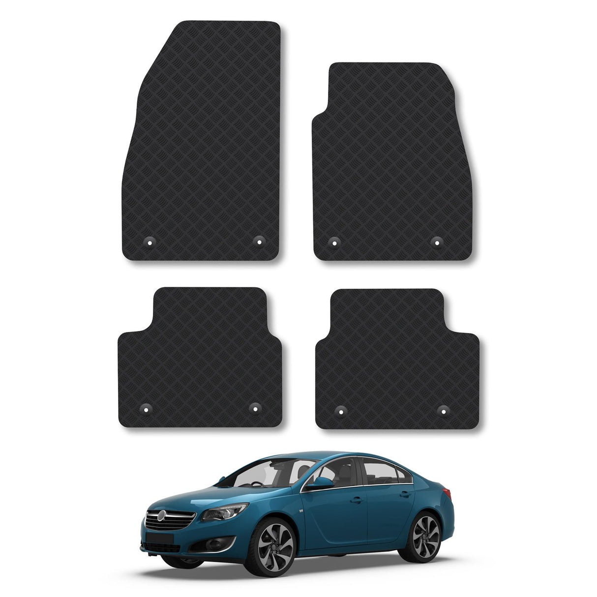 Vauxhall Insignia (2013-2017) Heavy-Duty Rubber Car Mats