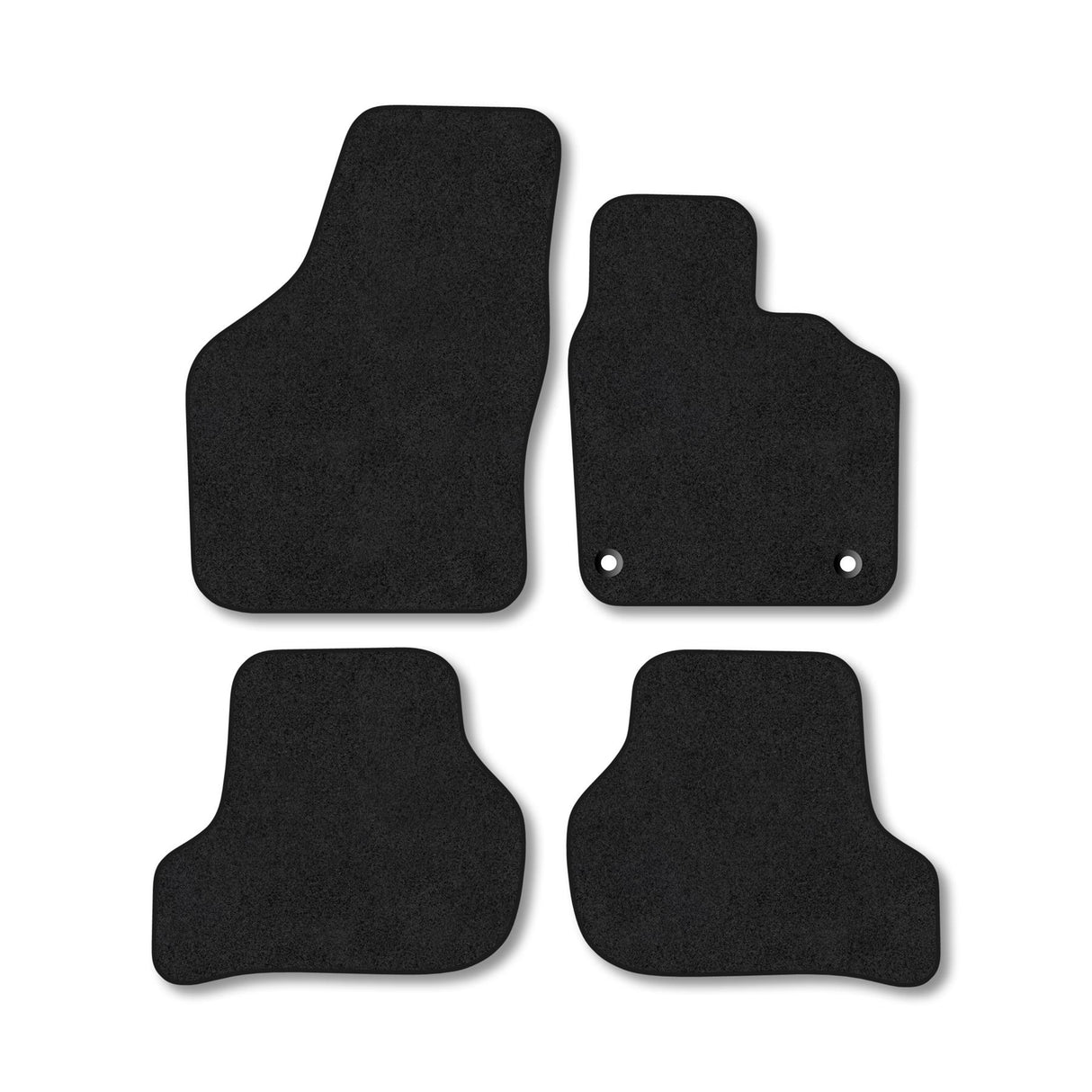 Skoda Octavia (2004-2008) [2 Clip] Premium Tufted Carpet Car Mats