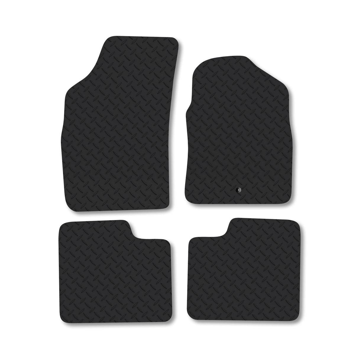 Abarth 500 (2010-2012) Heavy-Duty Rubber Car Mats