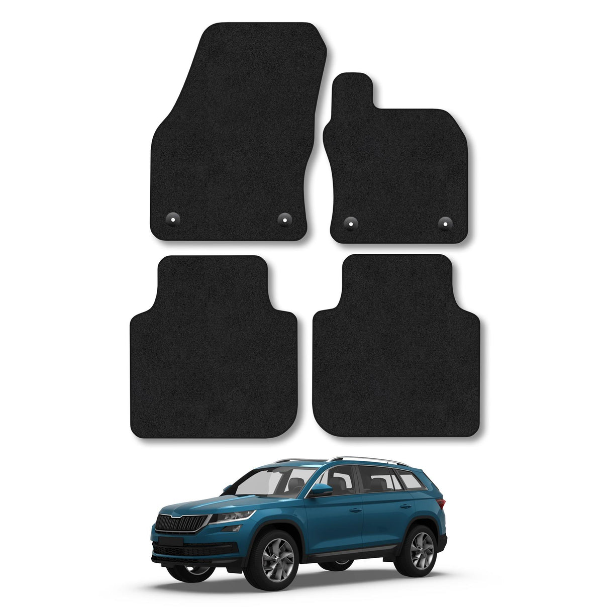 Skoda Kodiaq Car Mats (2016-Onwards)